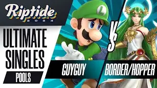 GuyGuy (Luigi) vs Border/Hopper (Palutena) - Riptide 2024 - Ultimate Singles - R2 Pools