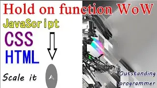 Hold on div and scale it with cursor use html css and js [2021] | outstanding programmer |