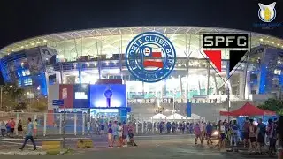 BAHIA  X SÃO PAULO TORCIDA DO BAHIA AO REDOR DA ARENA FONTE NOVA (05 Novembro,2024)