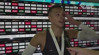 France's Sasha Zhoya Wins Rome Diamond League 110m Hurdles [Interview]