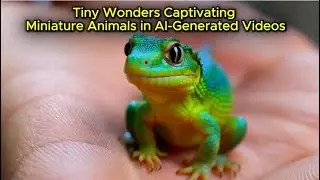 Tiny Wonders  Captivating Miniature Animals in AI Generated Videos