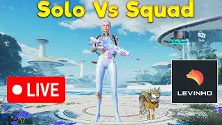 🔴 Levinho Solo Vs Squad PUBG MOBILE 🔴