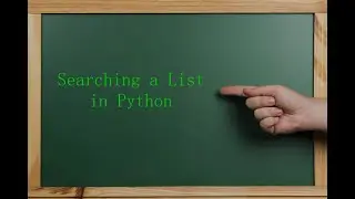 List Search Using 'in' Operator in Python