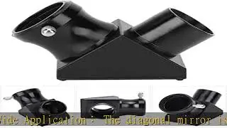 Serounder Diagonal Lens,1.25 90 Degree Optical Glass Astronomical Telescope Diagonal Mirror Erect