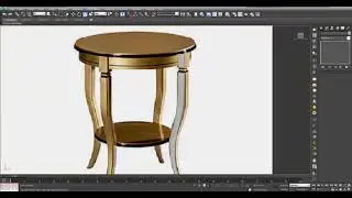 3Ds Max Tutorial : Modeling a Neoclassical Table