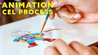 Animation Cel Painting Process | Step by Step