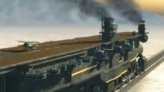 Aircraft Carrier Steam Train , Steampunk Design