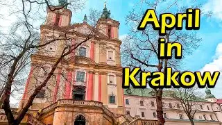 Krakow, Poland Walking Tour in Spring