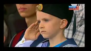 Выступление Верховного главкома В. В. Путин на на ВМФ параде 2022.