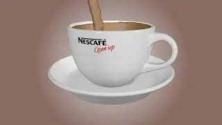 3D Coffee Cup Animation