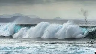 Ocean Waves Crashing - Relaxing Sounds - Calming Relaxation Music For Sleeping - 1 Hour