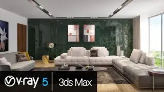 Vray 5 - 3ds Max 2020 Interior Rendering Workflow 01( Voice over)