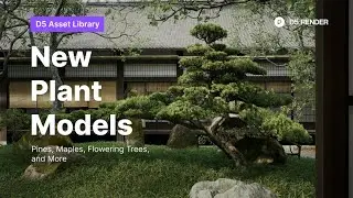 Animated Topiary Plant Models for Oriental Courtyard Design | D5 Asset Library | Landscape