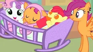 My Little Pony.Pocket pony Scootaloo. Cartoon game for kids. Friendship is a miracle. My little pony
