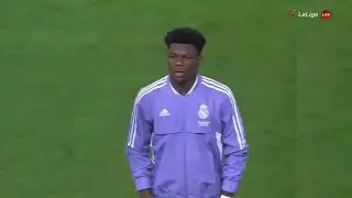 Aurelien Tchouameni Real Madrid DEBUT vs Barcelona 2022/23 ⚪