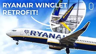 Ryanair Performs Its First Boeing 737-800 Winglet Retrofit