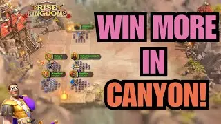 CRUSH Sunset Canyon F2P WITHOUT expensive commanders! Rise of kingdoms [sunset canyon guide!]