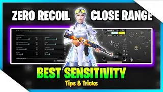 BEST SENSITIVITY SETTINGS FOR PUBG MOBILE CLOSE RANGE & ZERO RECOIL IN BGMI TIPS AND TRICKS