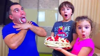 НЕ ПОДЕЛИЛИ Сюрприз для ПАПЫ! Аминка ВСЕ ПЕРЕПУТАЛА! для детей kids children