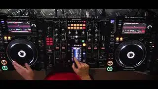 Применение функции Mix на экране пульта Pioneer DJM200