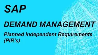 What is Demand Management (PIR) in SAP | SAP Production Planning | SAP Demo | SAP Trainings | MRP