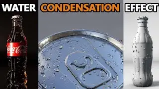 How to make water droplets on surface in Blender