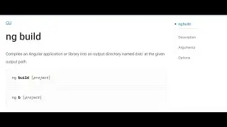 how to create a build in Angular project