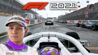 F1 2021 MY TEAM CAREER MODE Part 5 - WET RACE & TERRIBLE STRATEGY CALL