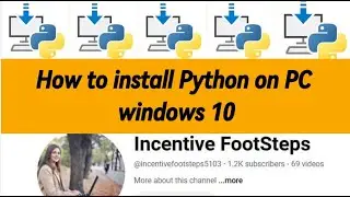 how to install python on PC window 10| step by step tutorial for begginners.