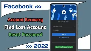 Facebook account recovery | Reset Password Facebook Account | I forget my facebook Account