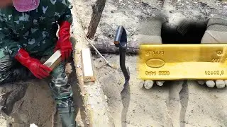СОКРОВИЩА! НАШЛИ ЗОЛОТЫЕ ФАШИСТСКИЕ СЛИТКИ! КЛАД СЕНСАЦИЯ!