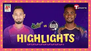 Highlights | Sylhet Strikers vs Durdanto Dhaka | Match 17 | BPL 2024 | T Sports