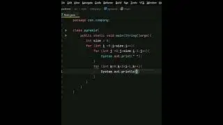 print pyramid pattern in java | java pattern program 