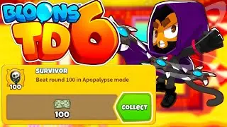 How to get the Survivor Achievement! Bloons TD 6 (Apopalypse Round 100)