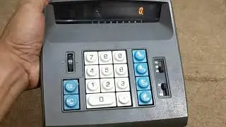 Kalkulator Jadul Busicom EXEC 100-DA Calculator Vintage