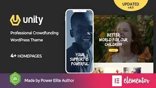 Unity - WordPress Crowdfunding Theme Free Download