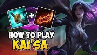 How to Play KAISA ADC for Beginners | KAISA Guide Season 10 | League of Legends