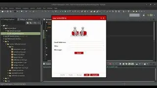 Java modern GUI: Message sending dialog  (built with ReflectionUI)