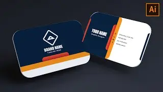 How to Design a Stunning Business Card in Illustrator | Telugu Tutorial for Beginners