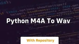 python m4a to wav