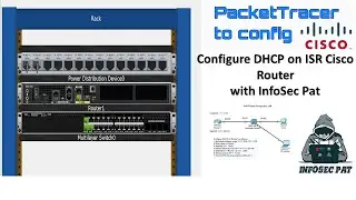 How to configure DHCP on a Cisco ISR Router in Cisco Packet Tracer - 2019 CCNA Lets Lab it up.