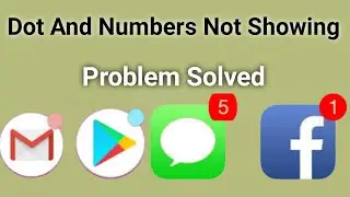 Home screen app icon badge | App icon change in number | dots disappeared in Mobile