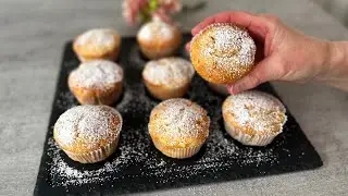 Deine GANZE Familie wird DIESE Gries Muffins lieben💥(Schnelles Rezept)🤯