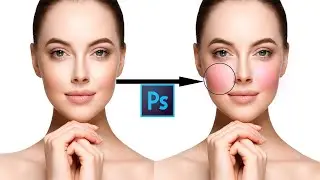 How To Add Blush To The Face In Photoshop | 
