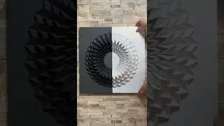 Origami; The Circle(Black and White)