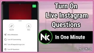 How To Turn On Questions On Instagram Live After Turning Them Off 2024