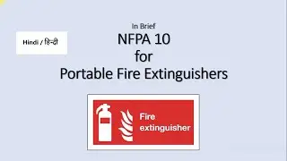 In Hindi the NFPA 1O  Requirements for Portable Fire Extinguishers.