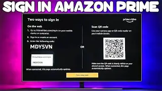 How to Sign In Amazon Prime Video Account from Smart TV Latest Update | Sign In Prime Video On Tv