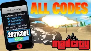 All  Working Codes Mad City *MARCH 2021*  (Mad City Codes) Roblox