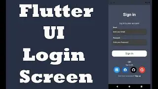 flutter login screen | UI For Beginners